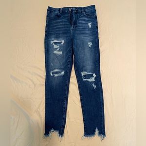Super high rise short AE jeans